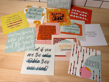 Load image into Gallery viewer, Affirmation Vision Board Scripture Cards